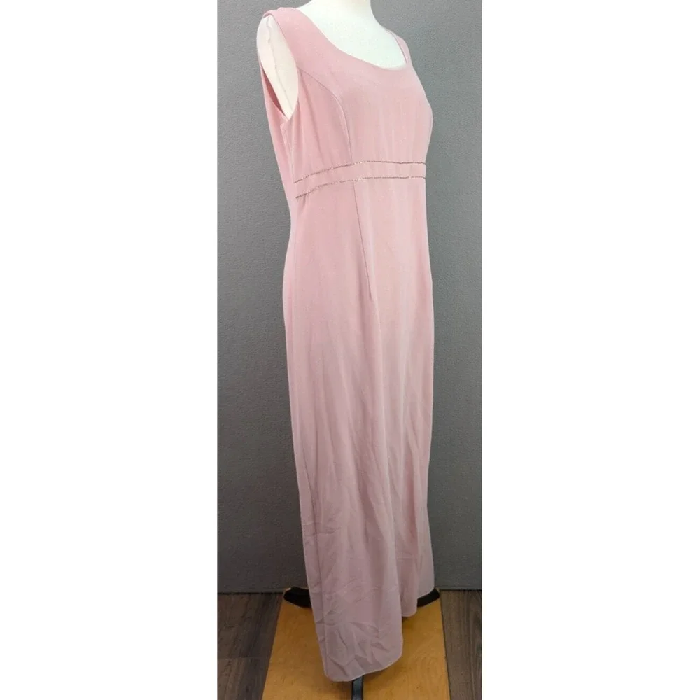 After‎ Dark Maxi Dress Womens Size 14 Prom Gown Party Pastel Pink Minimalist NWT